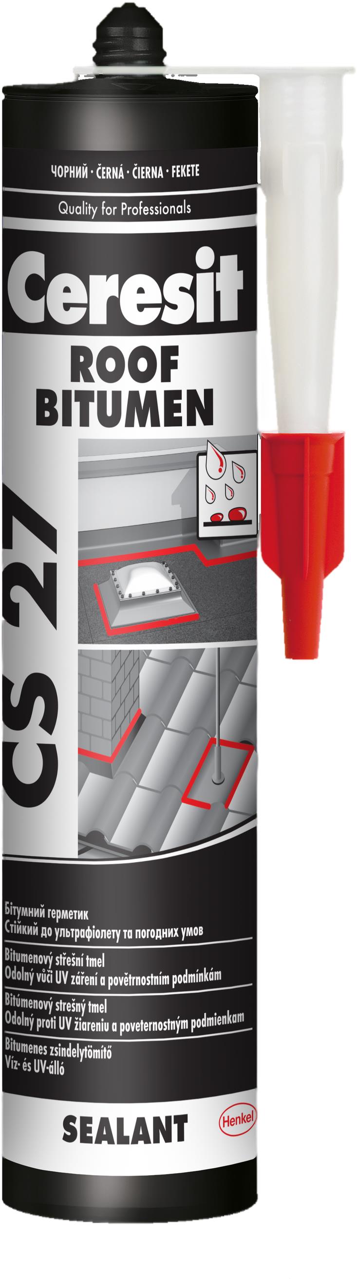 CERESIT CS 27 Bitúmen, čierny, 280 ml