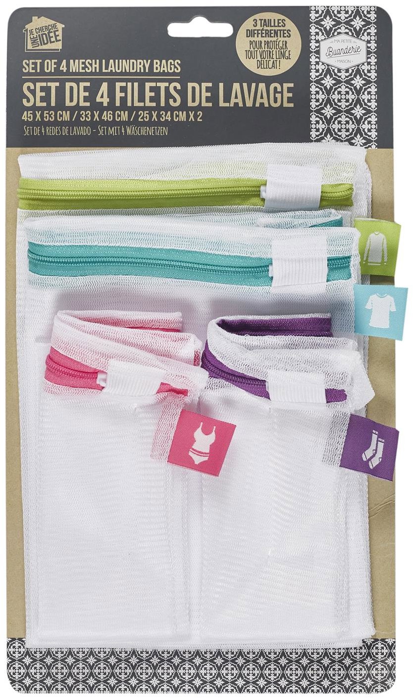 CMP Sada sieťových vreciek na pranie bielizne 4 ks