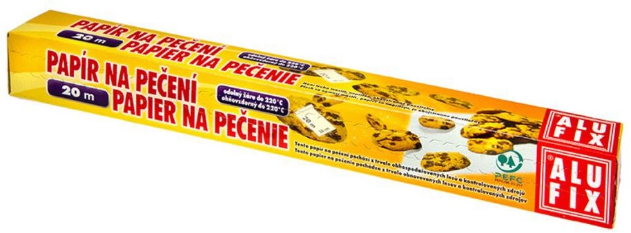 ALUFIX Papier na pečenie 38 cm × 20 m
