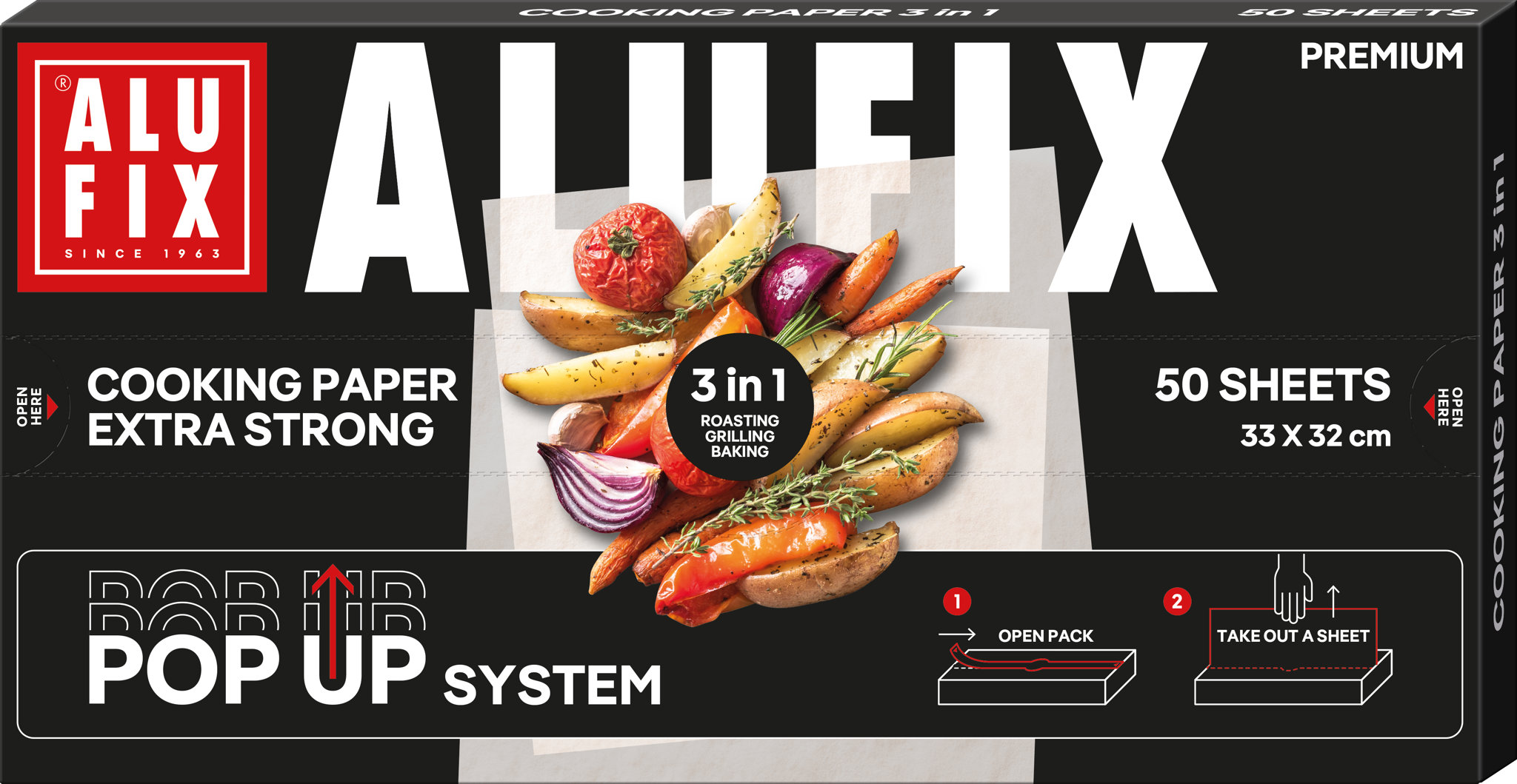 ALUFIX Papier na smaženie a varenie (50 ks)