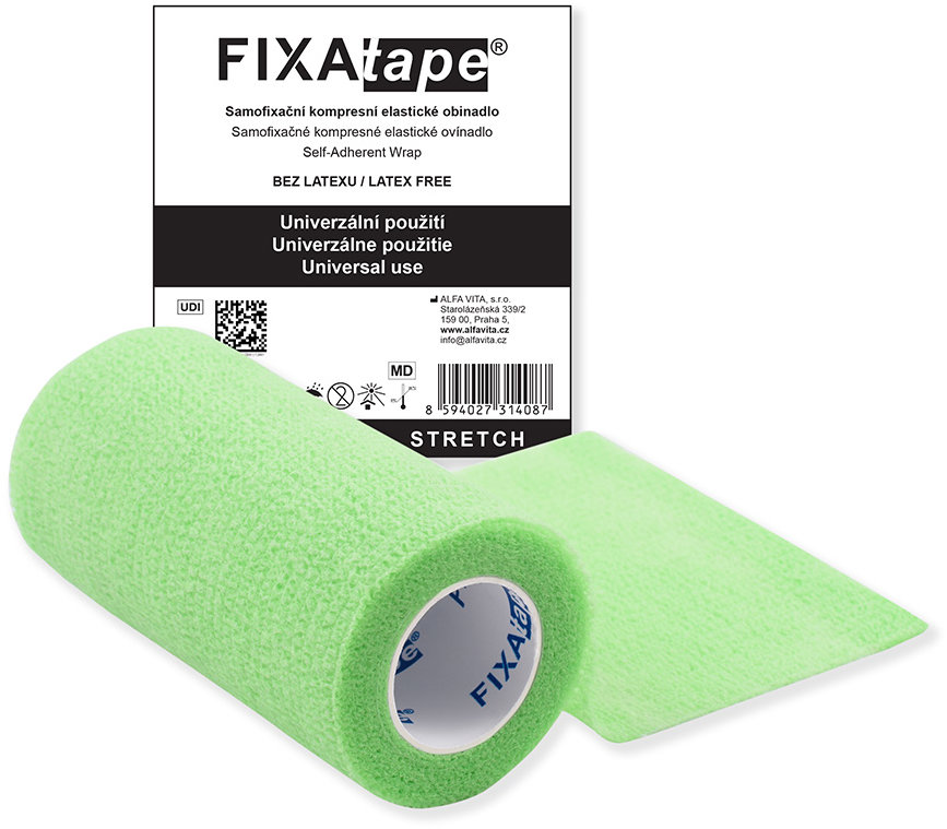 FIXAtape Stretch 10 × 450 cm zelené