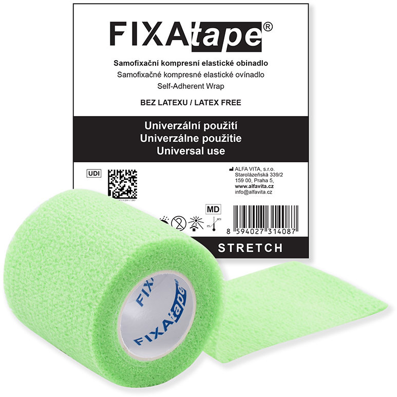 FIXAtape Stretch 5 × 450 cm zelené