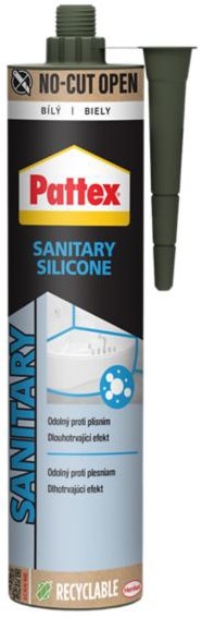 PATTEX Sanitárny silikón biely 280 ml