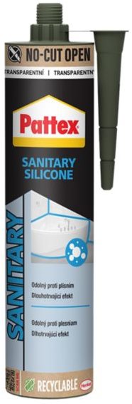 PATTEX Sanitárny silikón transparentný 280 ml