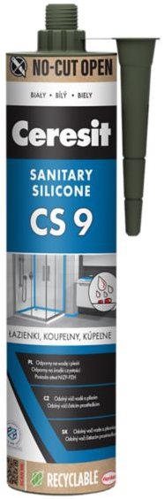 CERESIT CS 9 sanitárny silikón biely 280 ml