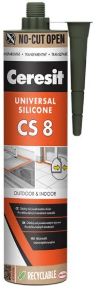 CERESIT CS 8 univerzálny silikón transparentný 280 ml