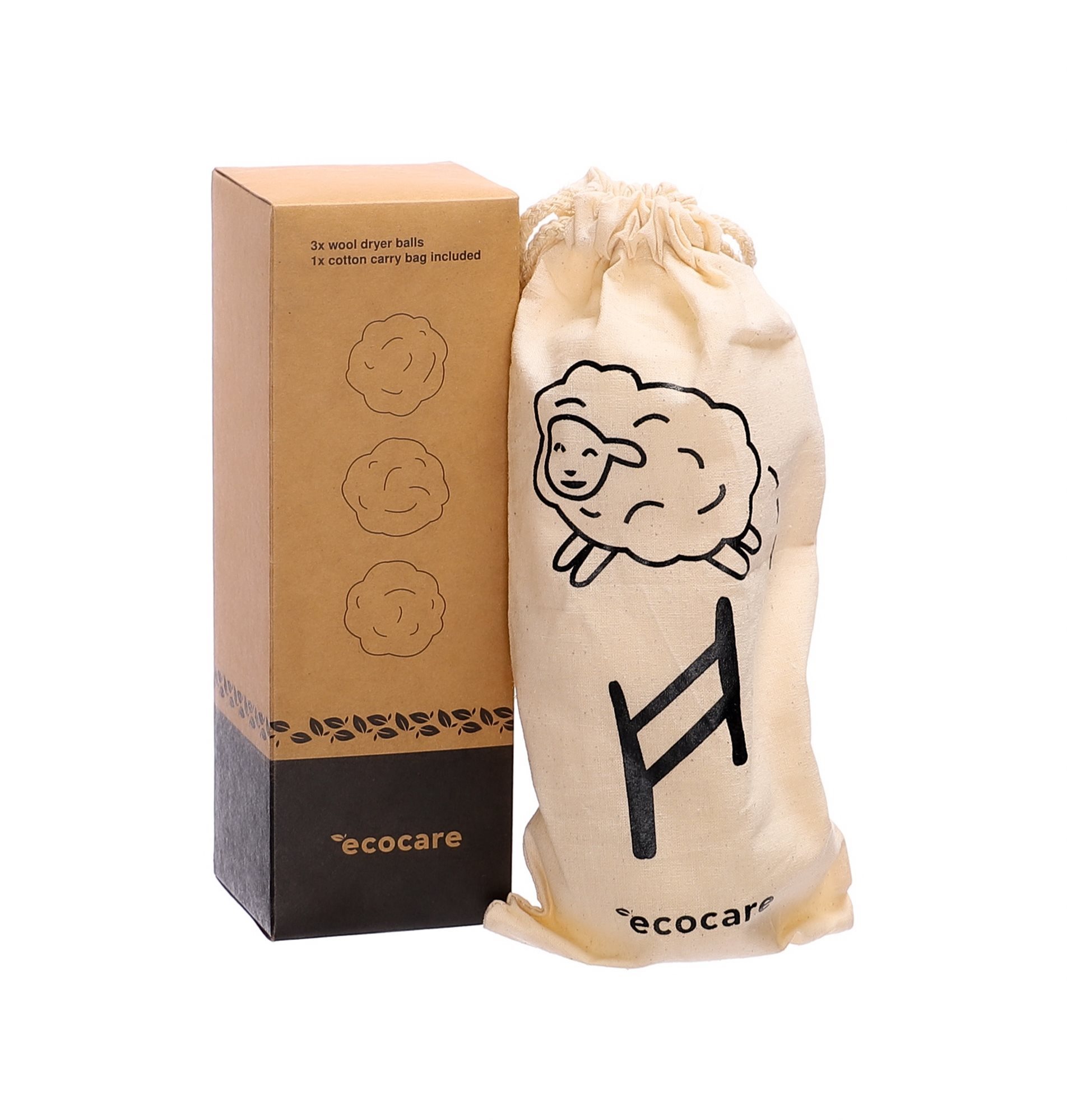 ECOCARE Gule z vlny do sušičky bielizne 3 ks