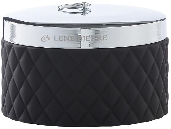 Lene Bjerre Portia s poklopom 9 cm, čierna