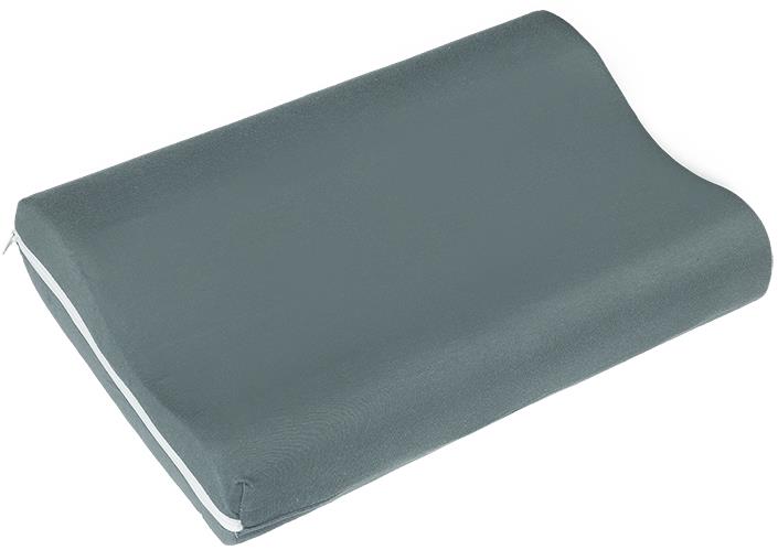 Bellatex Obliečka na anatomický vankúš Jersey, 45 × 30 cm, tmavo sivá