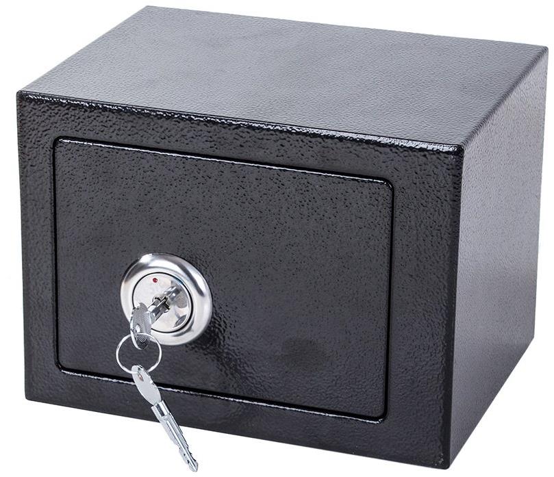 Verk 01781 Trezor s mechanickým zámkom, čierny