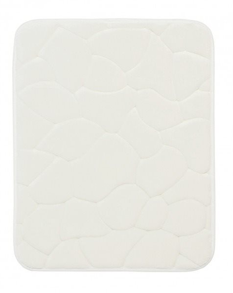 Protišmyková kúpeľňová predložka 3D 0133 White 50 × 80 cm