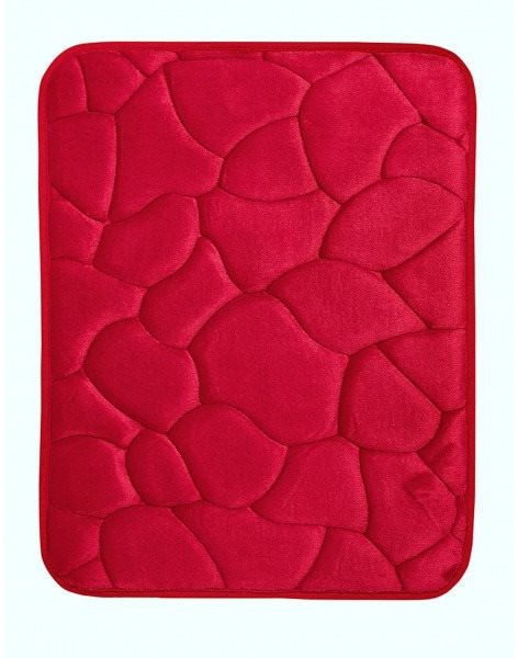 Protišmyková kúpeľňová predložka 3D 0133 Red 40 × 50 cm