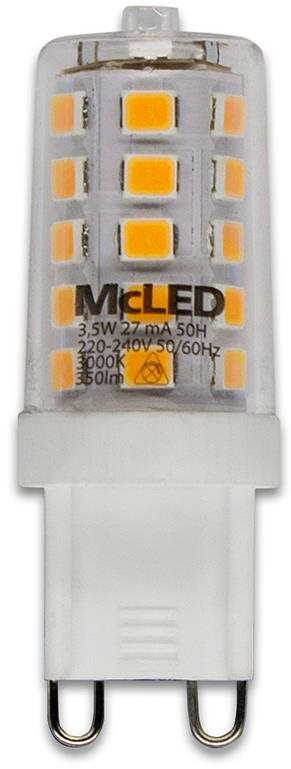 McLED LED G9, 3,5 W, 3000 K, 350 lm