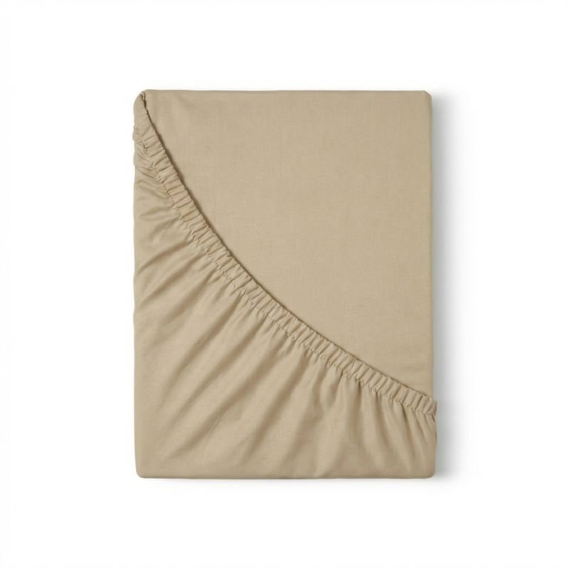 Kvalitex Saténové prestieradlo Luxury Collection 220 × 200 cm béžové