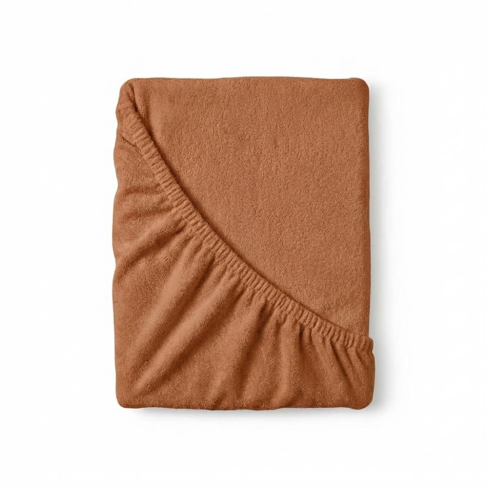 Kvalitex Froté prestieradlo béžové 220 × 200 cm