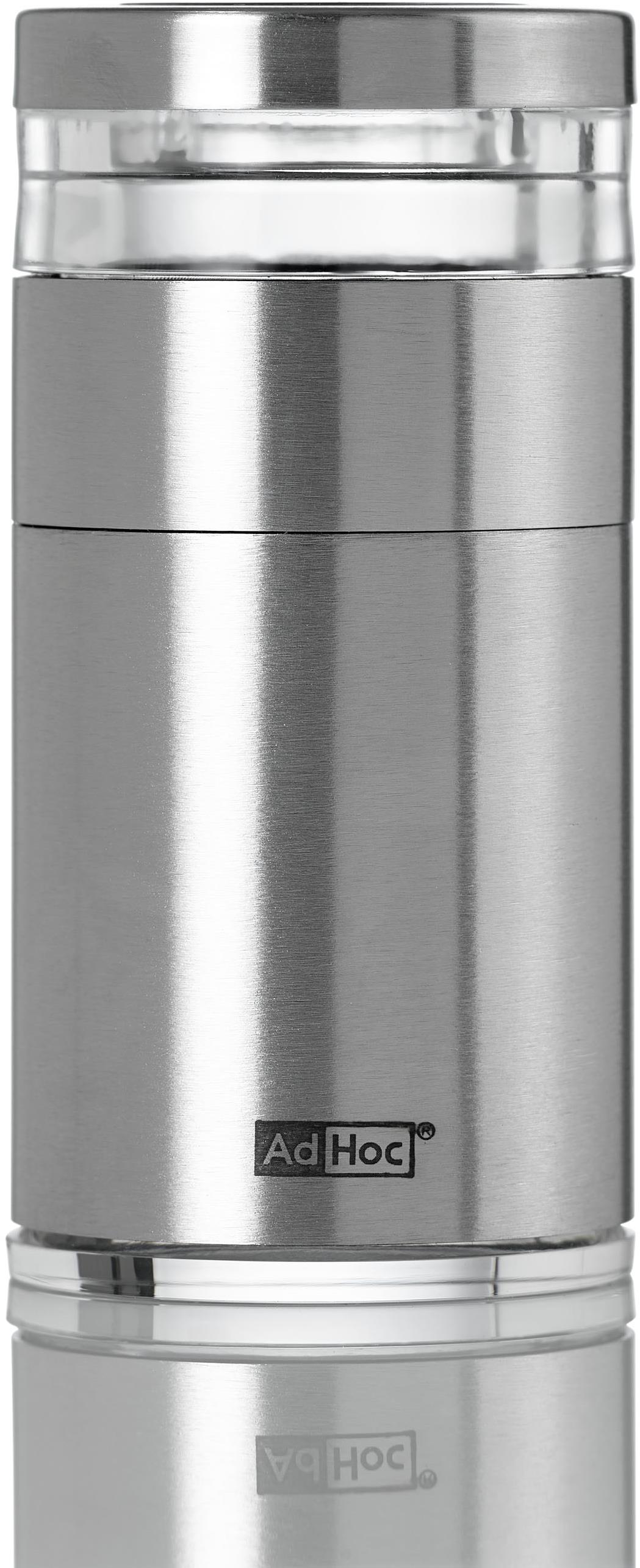 AdHoc Mlynček na bylinky a korenie Molto PreciseCut, nehrdzavejúca oceľ/akryl