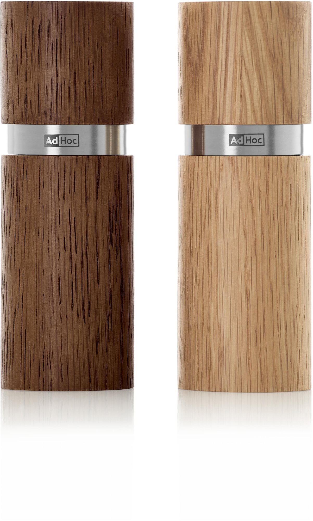AdHoc Set mlynčekov na korenie alebo soľ Textúra olejovaný dub