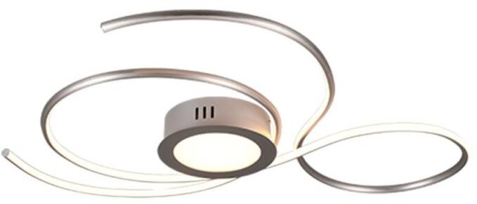 Trio Jive stropné LED svietidlo 48 W, 2700 – 6000 K, matný nikel