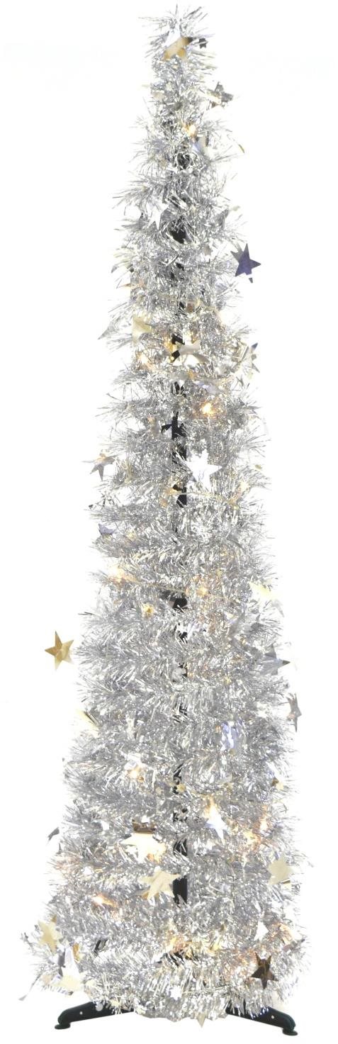 BerryHome Vianočný stromček reťazový s LED osvetlením, 120 cm