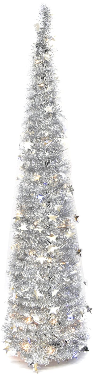 BerryHome Vianočný stromček reťazový s LED osvetlením, 150 cm
