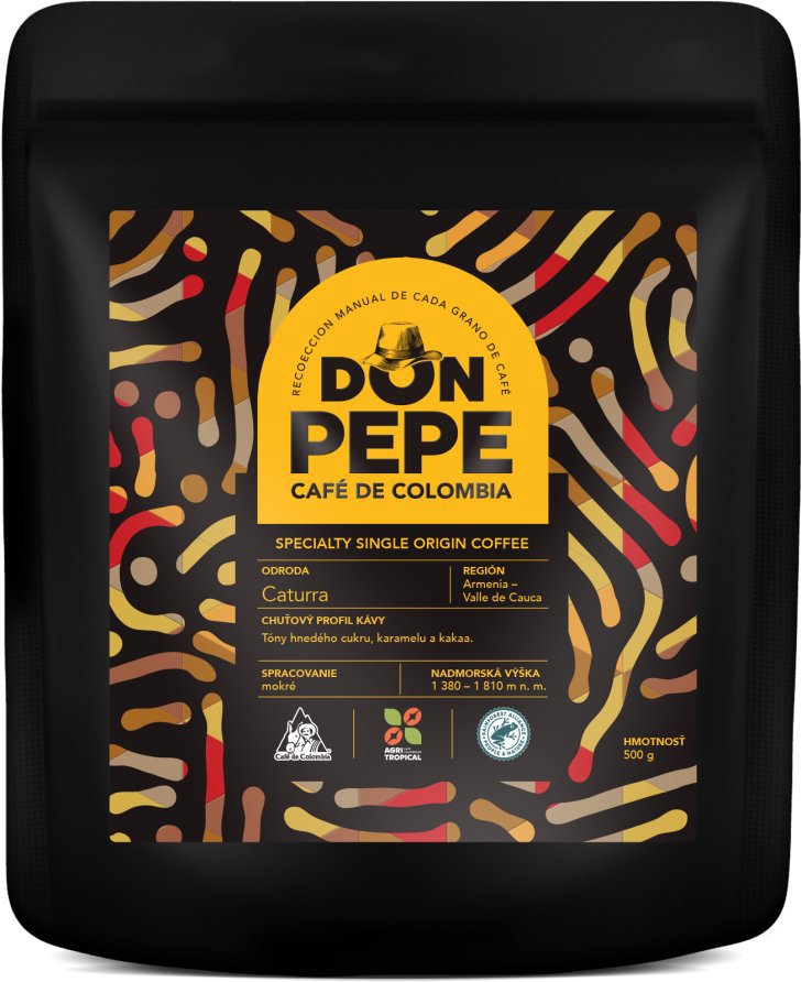 DON PEPE Caturra 500 g X1 zrnková