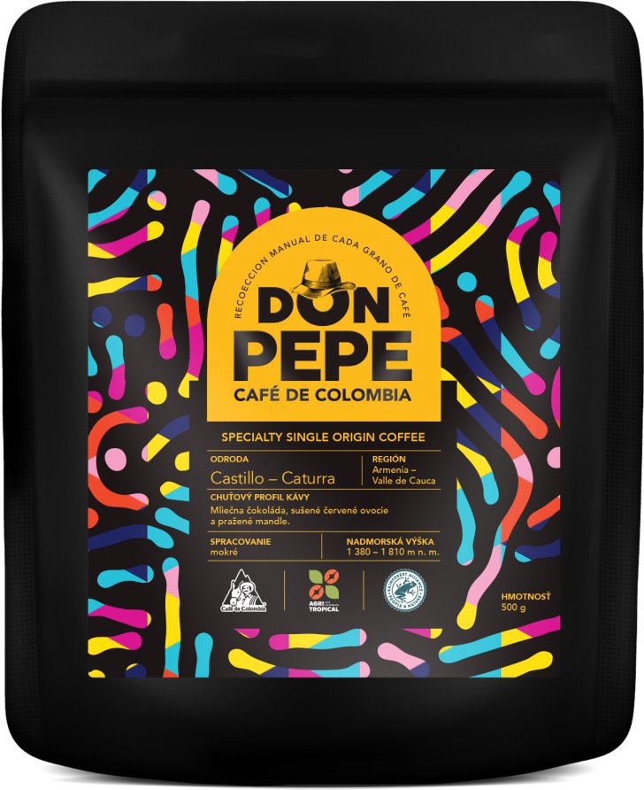 DON PEPE Castillo – Caturra 500 g X1 zrnková
