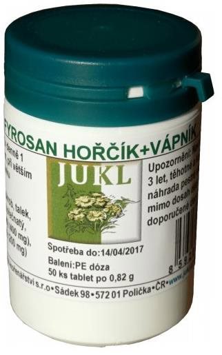 JUKL tablety Fyrosan Horčík + Vápnik