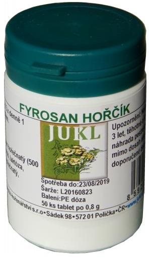 Jukel – Fyrosan Horčík – dopňuje horčík v tele