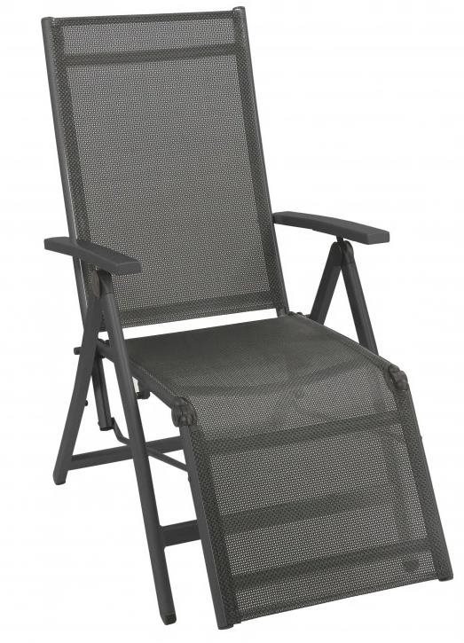 Doppler Active relaxačné kreslo polohovacie sivé