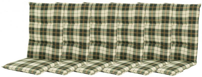 Doppler SPOT 129 súprava 6 ks – podušky na kreslá a stoličky, vysoké