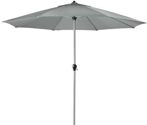 DOPPLER Slnečník záhradný Active Kurbel 380 cm, 827, svetlosivý