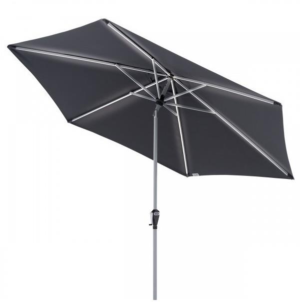 DOPPLER Slnečník záhradný Active 3 m, 840, antracit