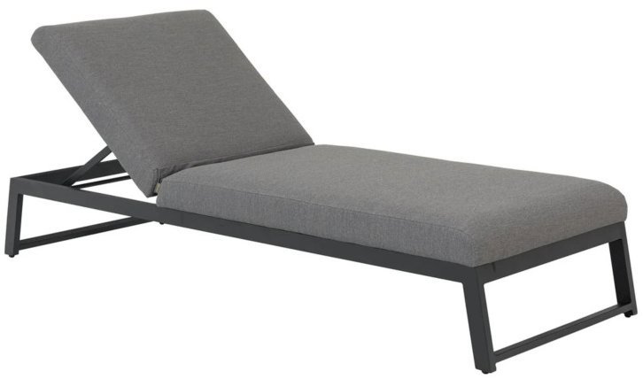 DOPPLER ležadlo záhradné Melia Lika-Tex sivé
