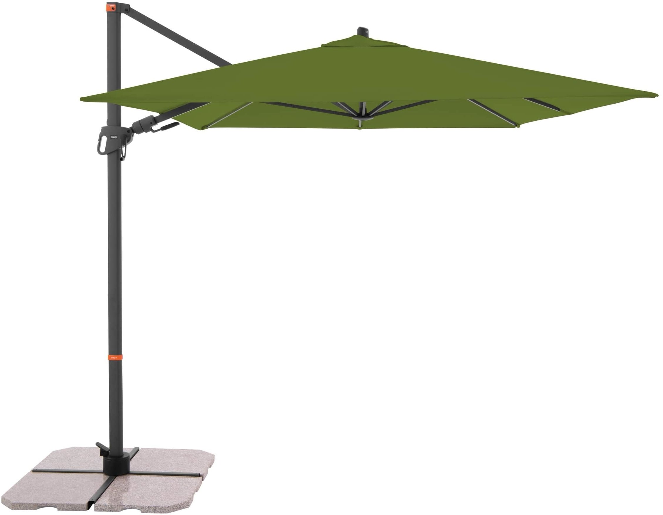 DOPPLER Slnečník záhradný myZone 320 × 240 cm, zelený
