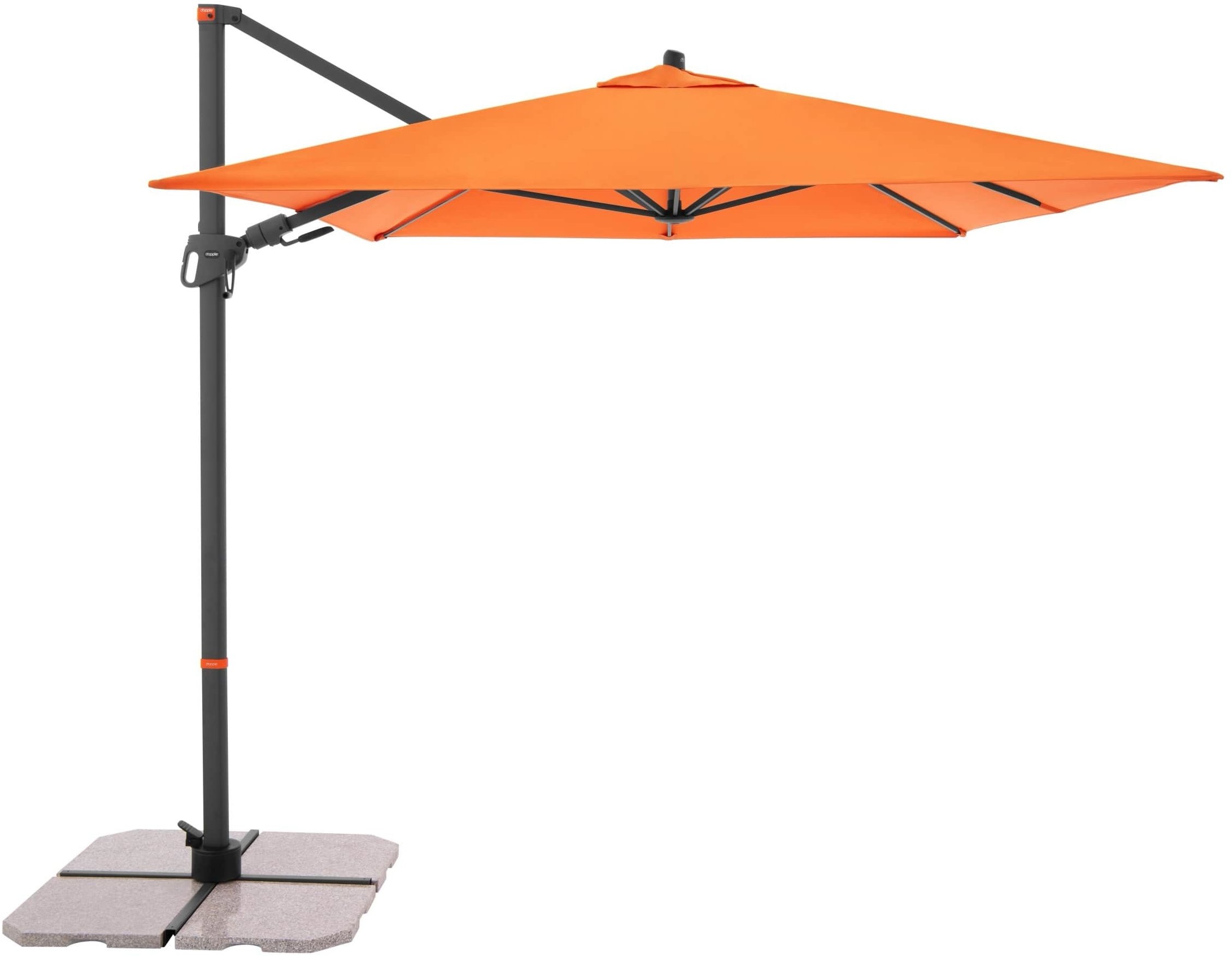 DOPPLER Slnečník záhradný myZone 320 × 240 cm, oranžový