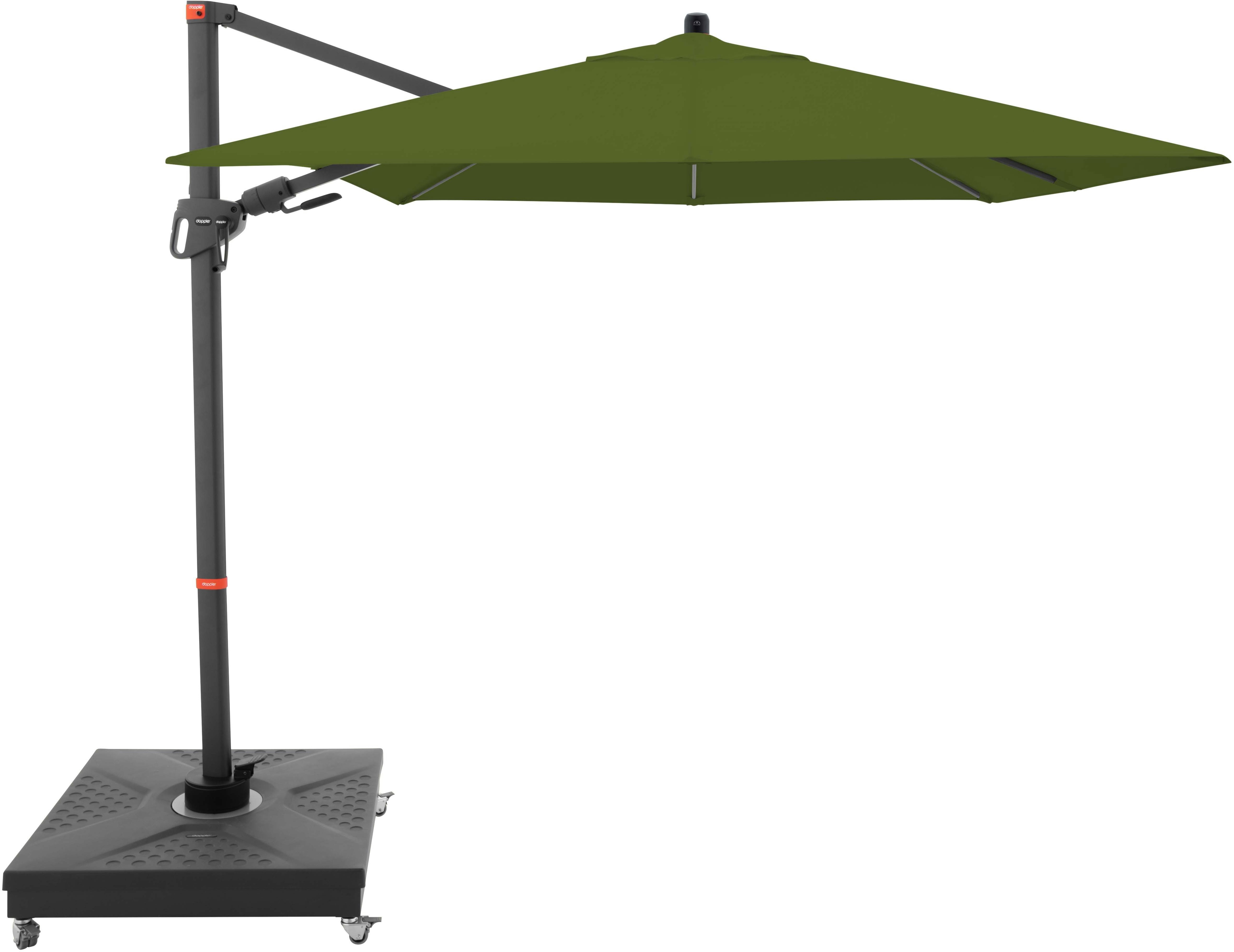 DOPPLER Slnečník záhradný myZone 210 × 210 cm, zelený