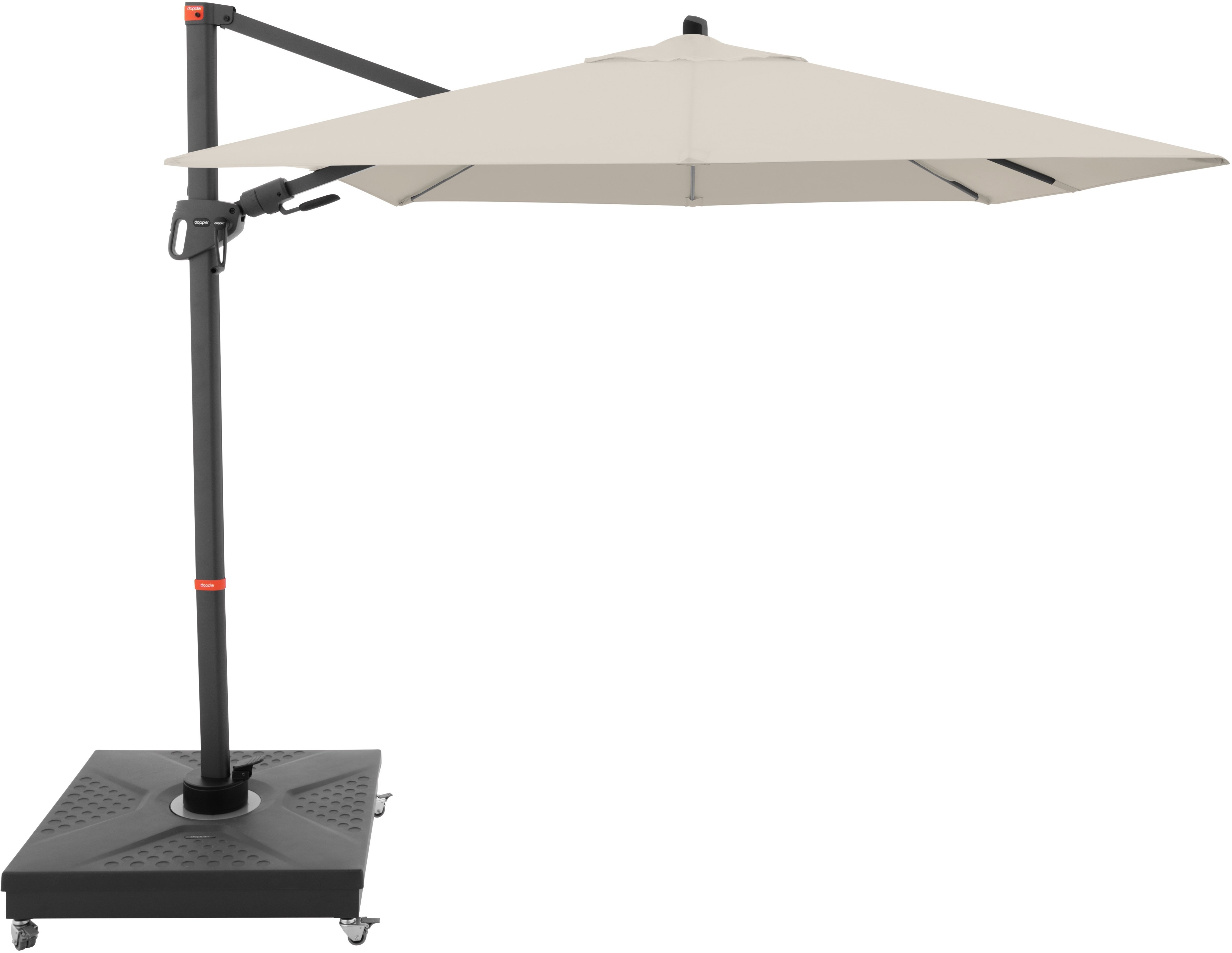 DOPPLER Slnečník záhradný myZone 210 × 210 cm, prírodný