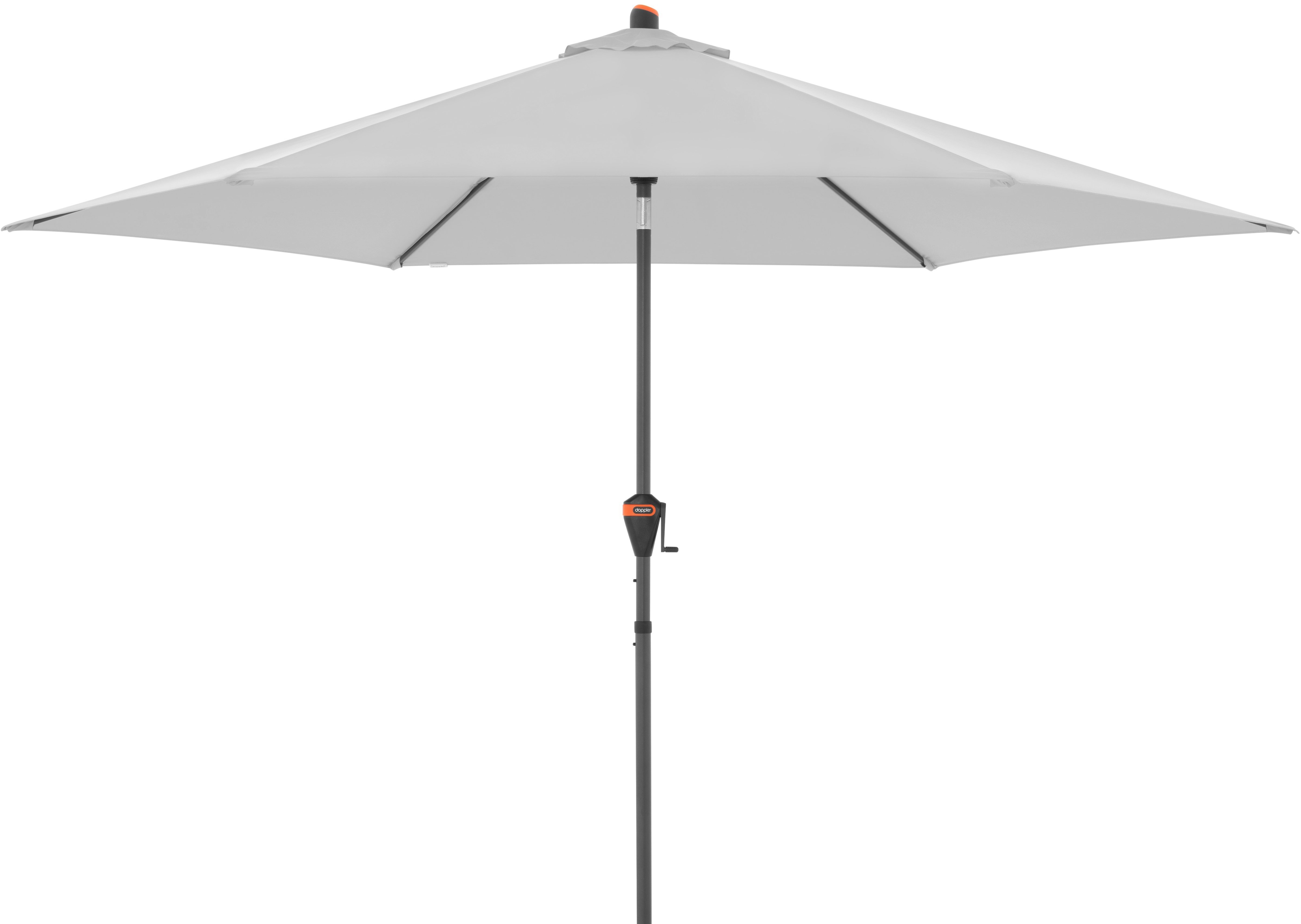 DOPPLER Slnečník záhradný myZone 305 cm, D-827, sivý