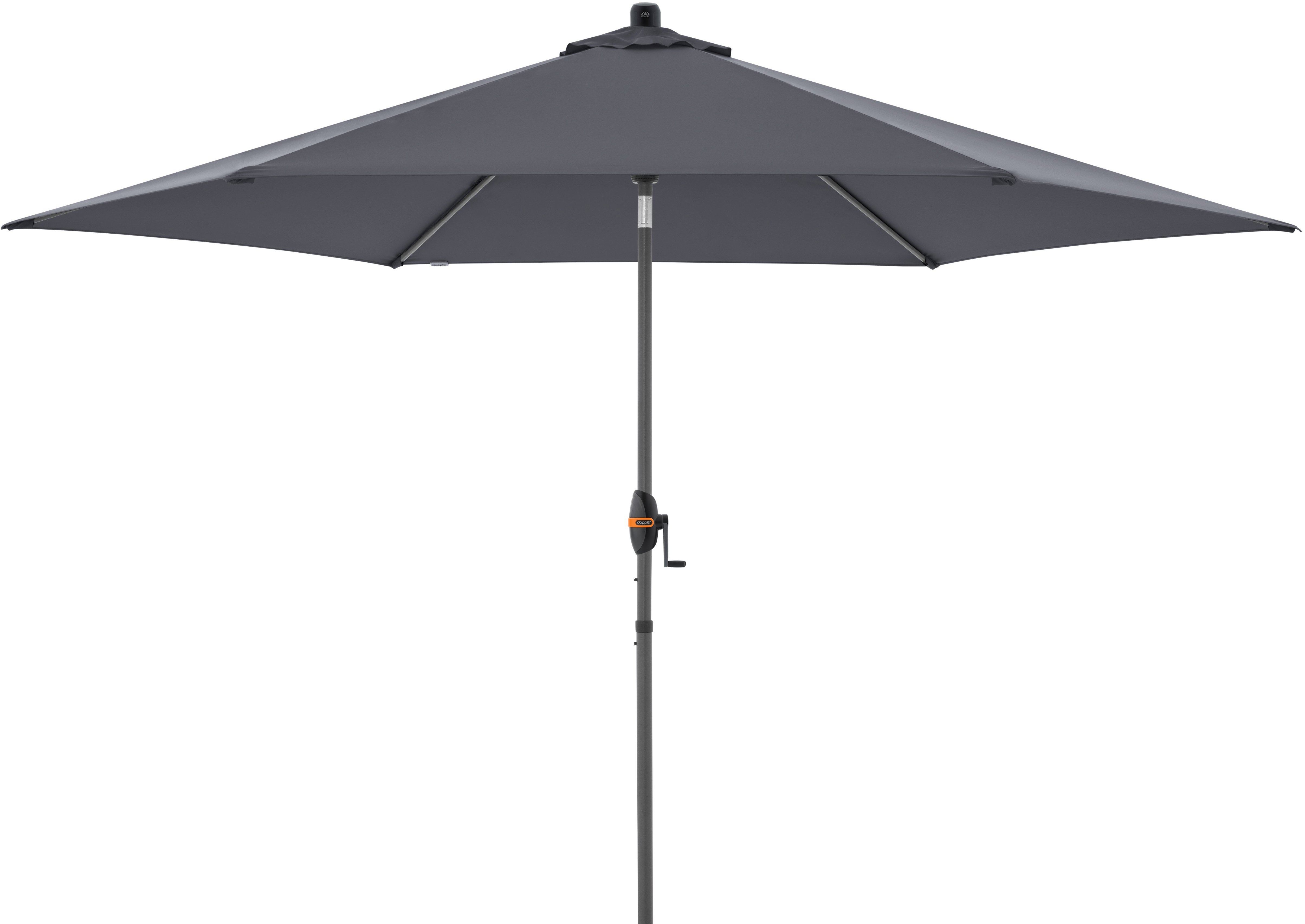 DOPPLER Slnečník záhradný myZone 305 cm, D-840, antracit