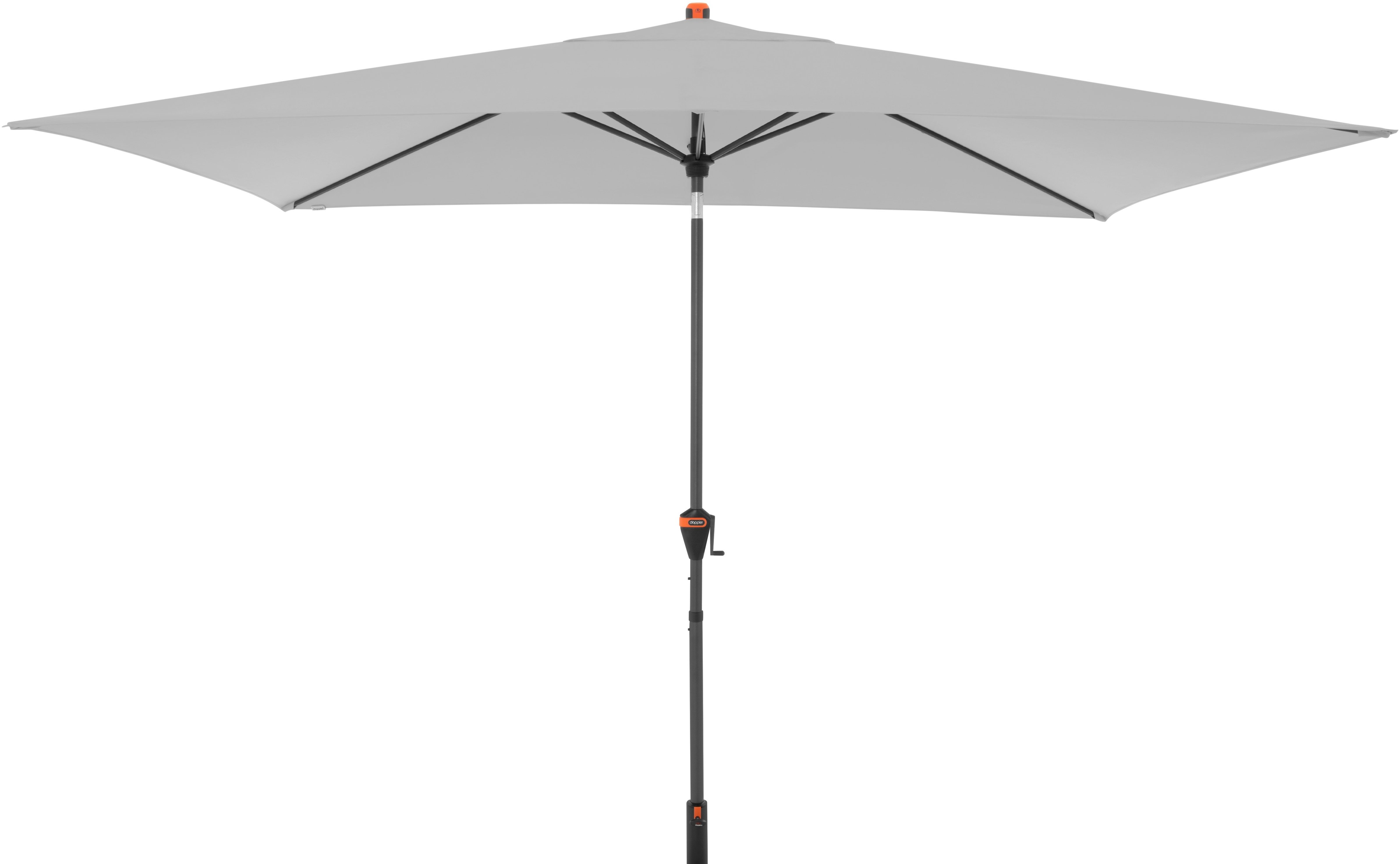 DOPPLER Slnečník záhradný myZone 300 × 200 cm, sivý