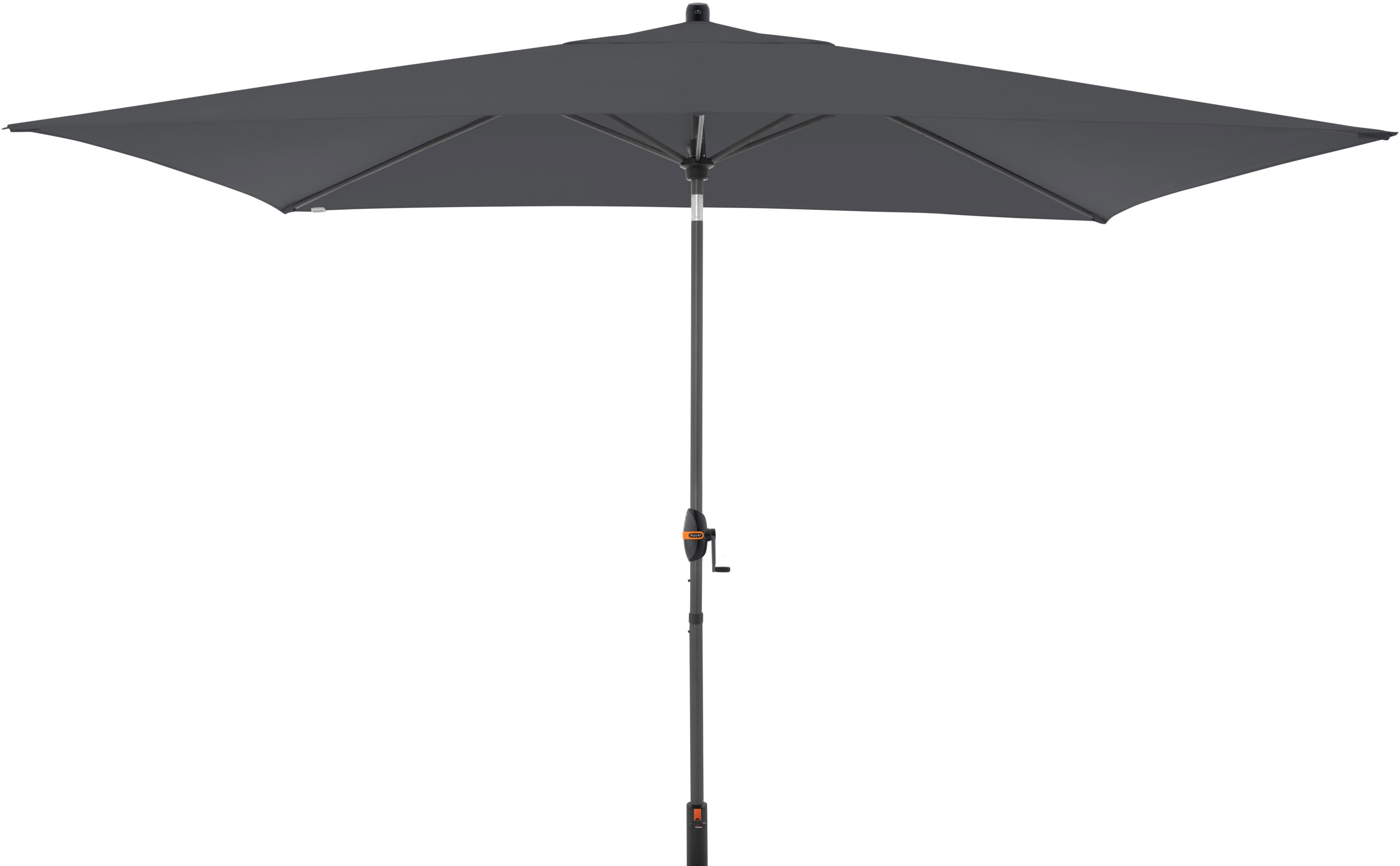 DOPPLER Slnečník záhradný myZone 300 × 200 cm, antracit