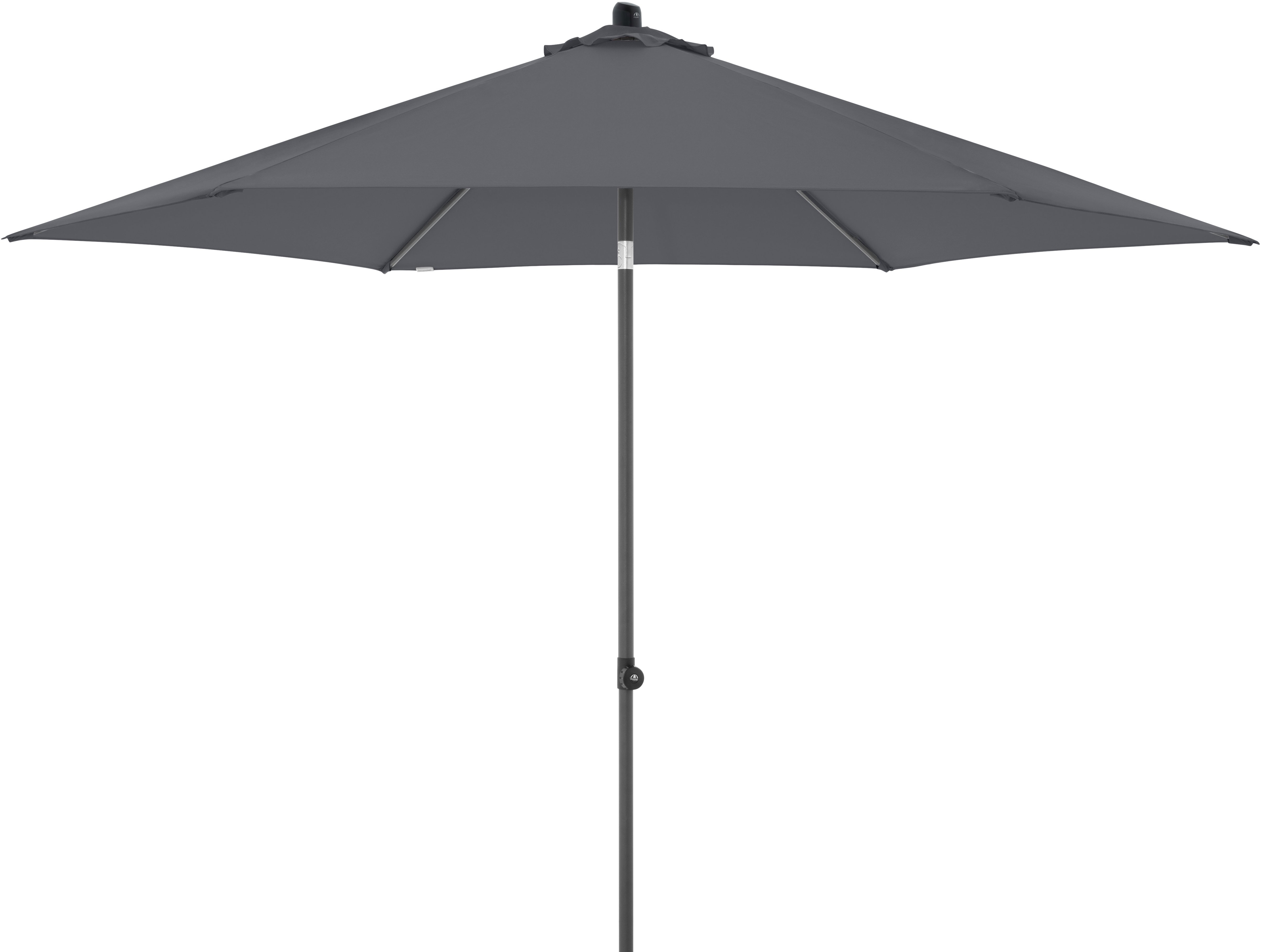 DOPPLER Slnečník záhradný myZone Push Up 300 cm, antracit