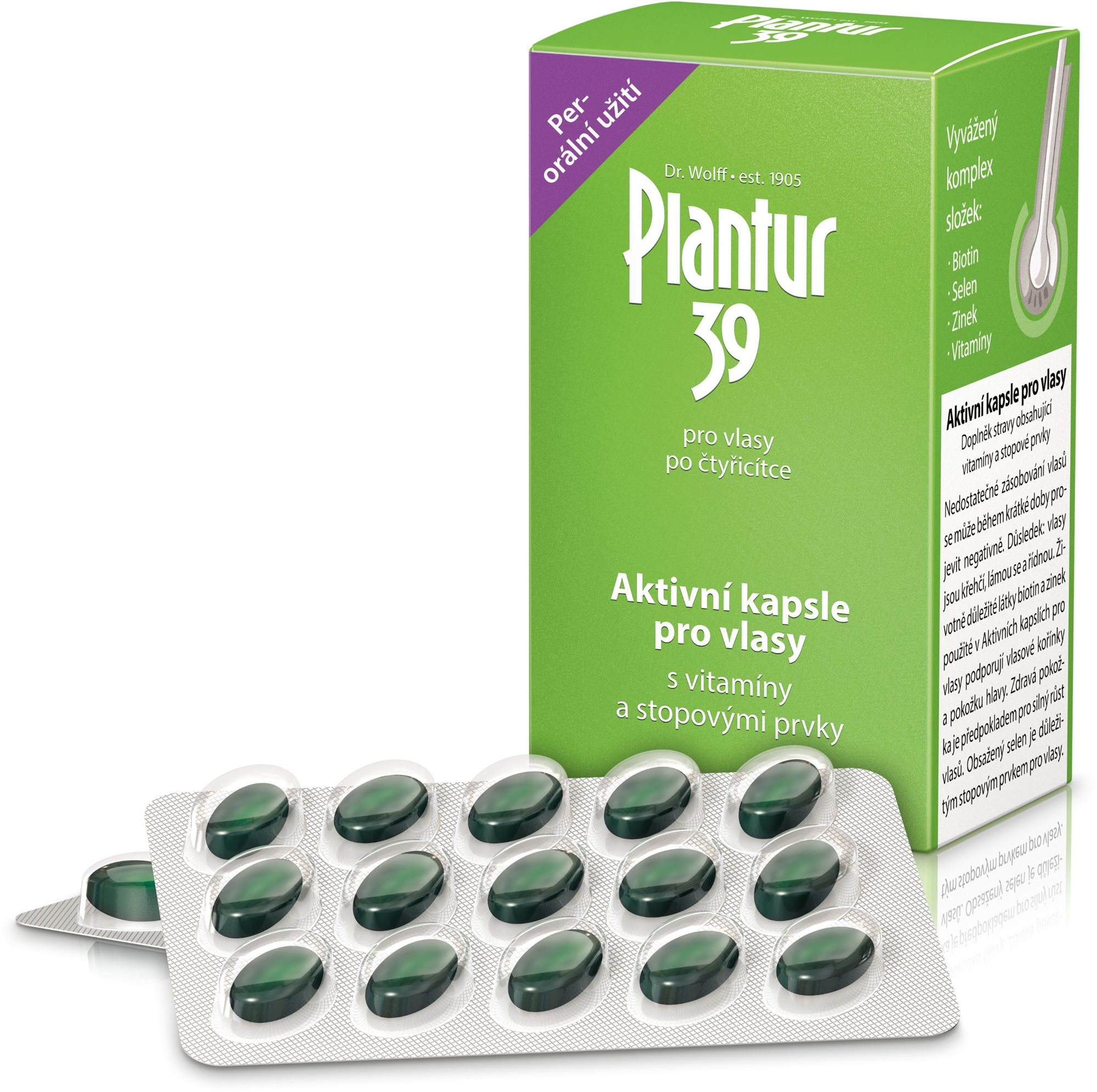 PLANTUR39 Aktívne kapsuly na vlasy