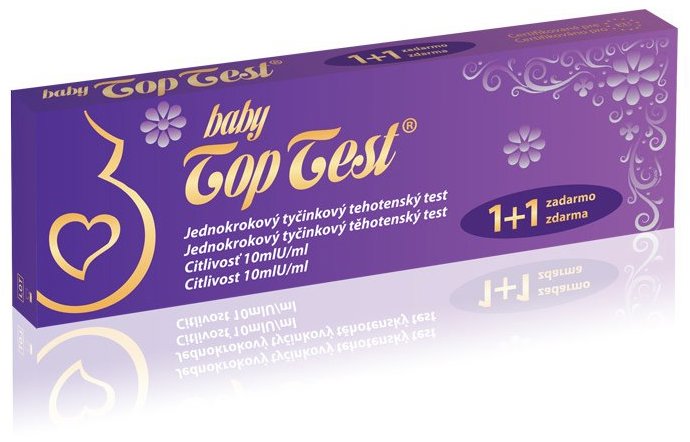 Baby Top Test tyčinka 2 v 1, 2 ks