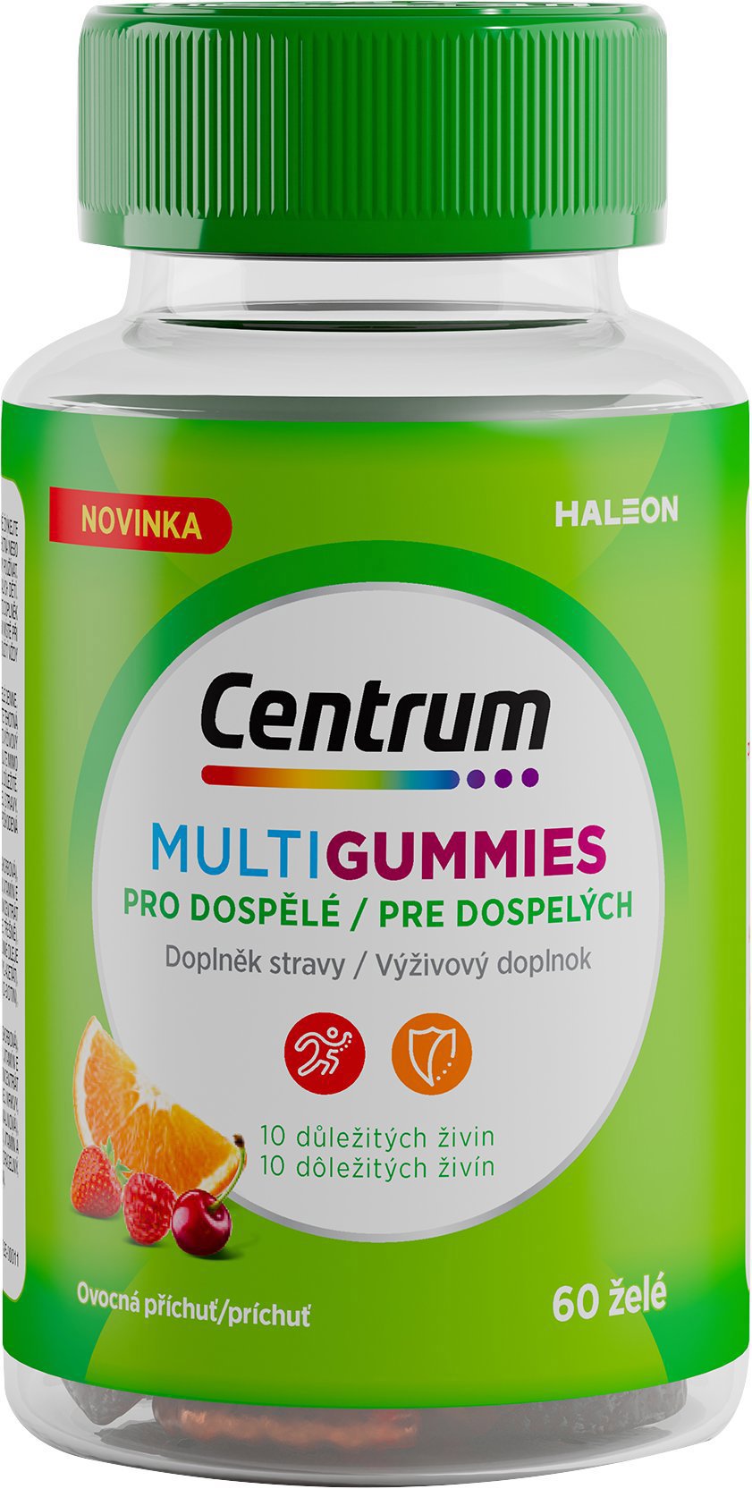Centrum Multigummies pre dospelý, želé 60 ks