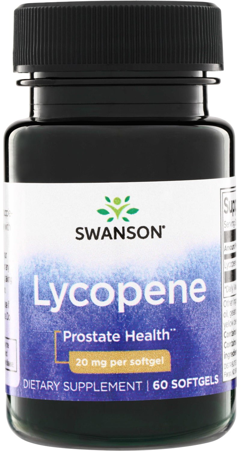 Swanson Lycopene 20 mg 60 softgelových kapsúl