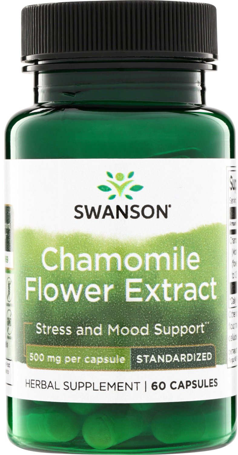 Swanson Chamomile Extract 500 mg 60 kapsúl