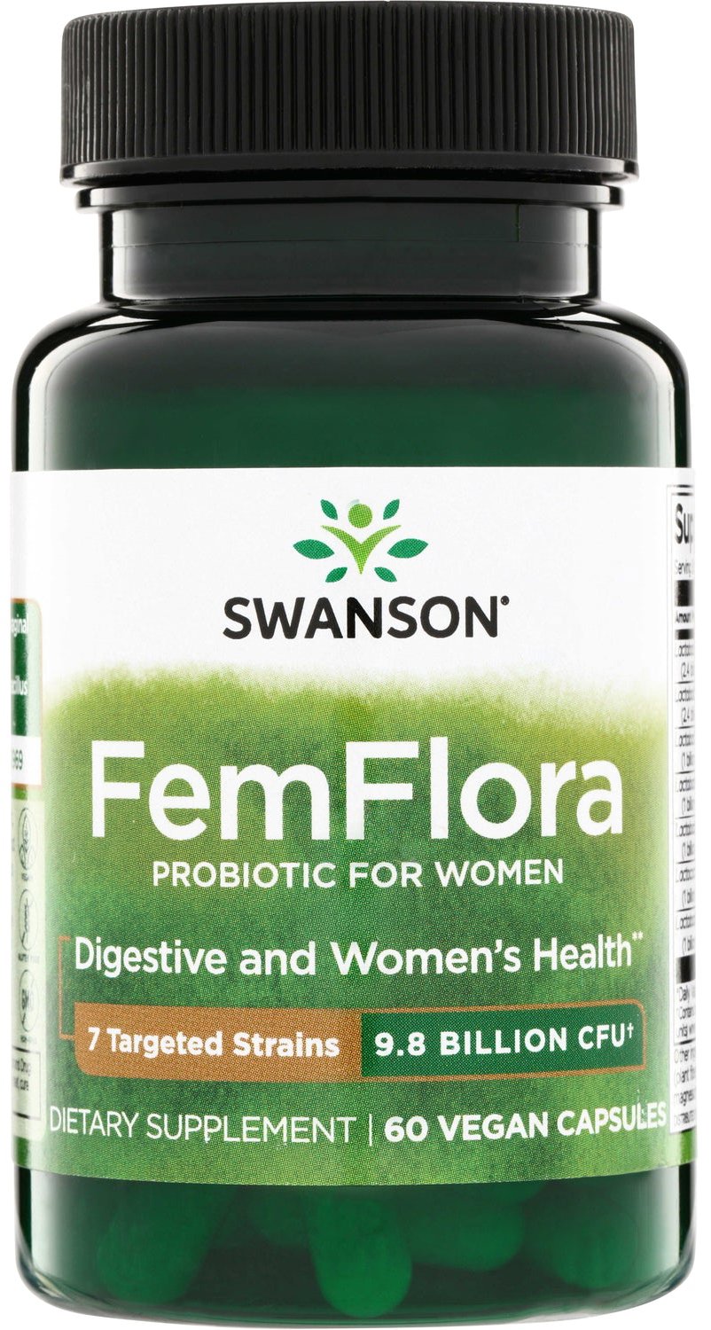 Swanson FemFlora Probiotic For Women 60 kapsúl