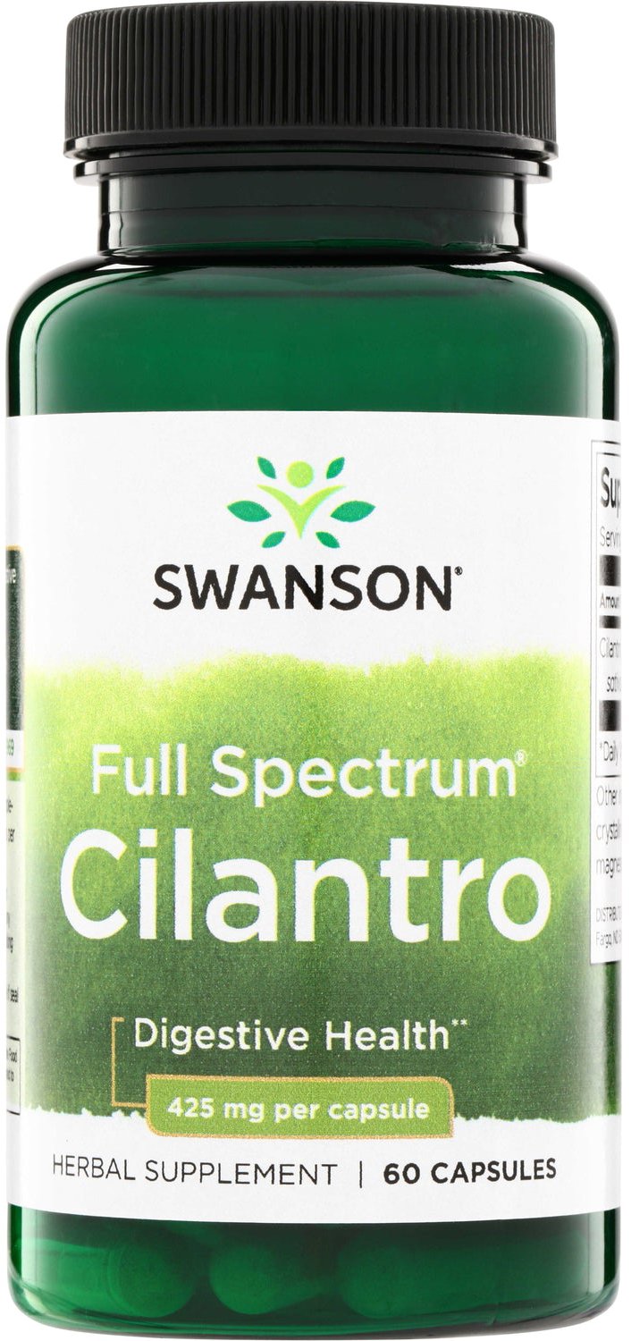 Swanson Full Spectrum Cilantro Coriander 425 mg 60 kapsúl