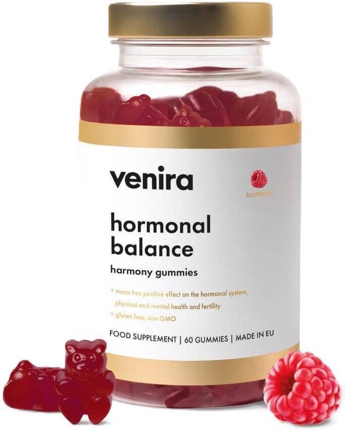 VENIRA Hormonal balance harmony gummies, raspberry 60 ks